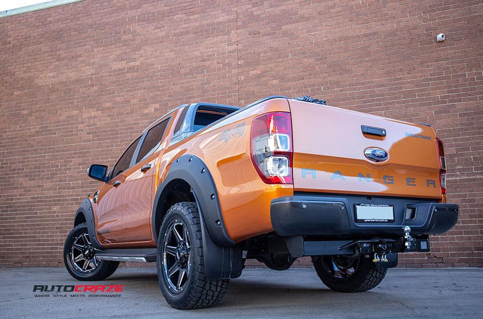 FORD RANGER GD06 GLOSS BLACK MILLED